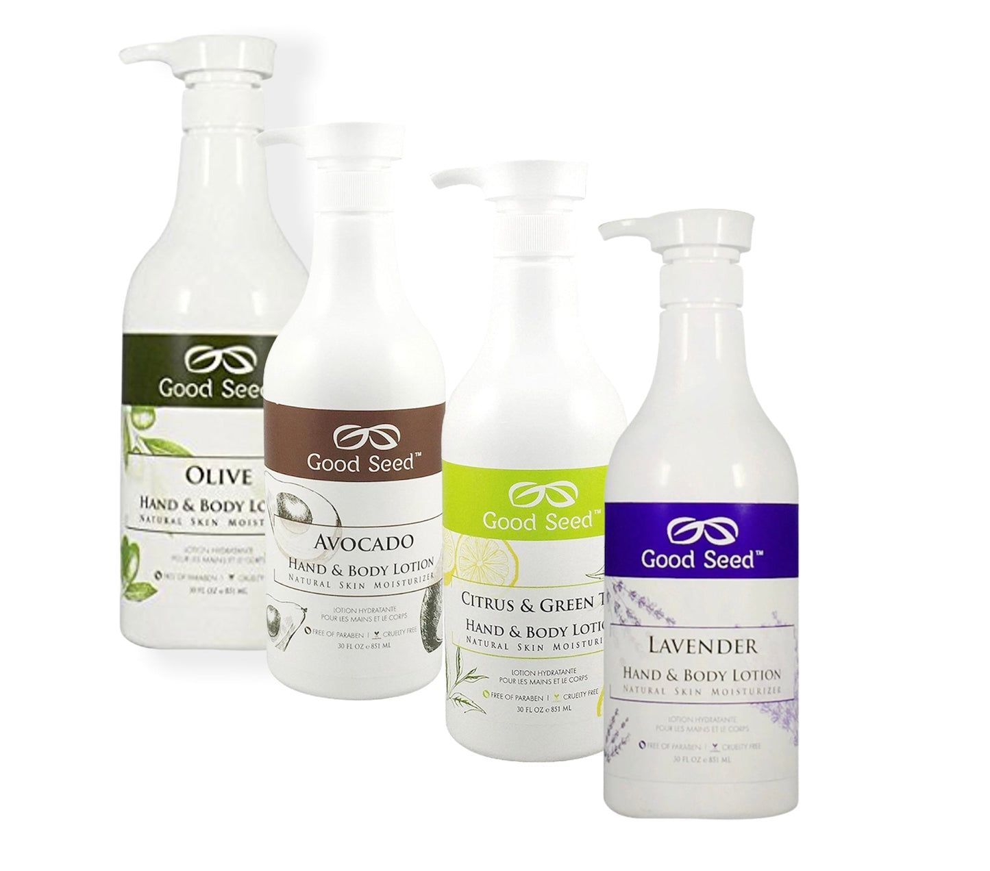 Good Seed Hand & Body Lotion (30oz/ 851ml) - Citrus & Green Tea